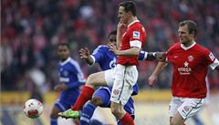 Fotbalisté Mohue Zdenk Pospch (vlevo) a Bo Svensson