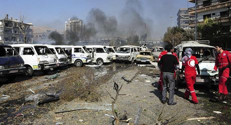 Boje v Damaku (ilustraní foto)