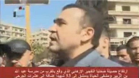 Syrská televize vydává za náhodného svdka stále tého mue