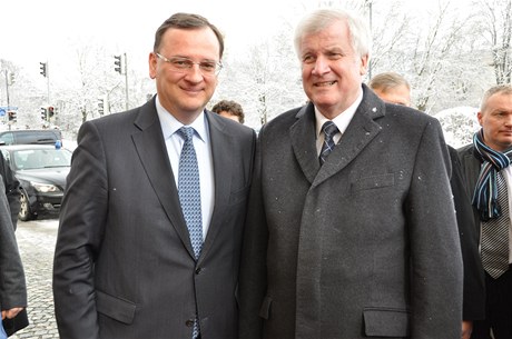 Petr Neas a Horst Seehofer