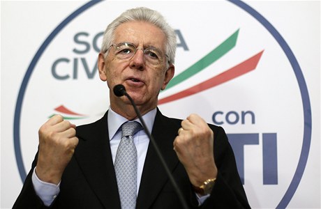 Italský premiér Mario Monti