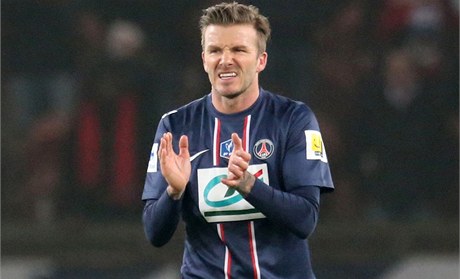 David Beckham v dresu PSG.