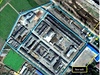 Satelitní snímek rozíeného severokorejského koncentraního tábora 