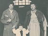 Dagmar Bureová  s tchýní Charlotte Bureovou a dcerou Zuzanou. Fotografie byla poízena na poátku edesátých let.