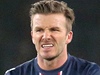 David Beckham v dresu PSG.