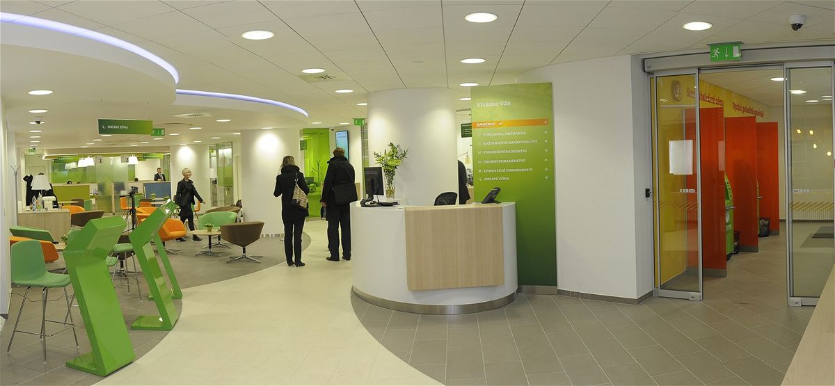 Poboka Sberbank v Praze Na Píkop.