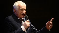 Václav Klaus zahajuje závrený 90. koncert z cyklu Jazz na Hrad.