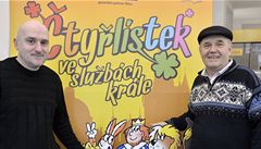 Reisér Michal abka (vlevo) a autor Jaroslav Nmeek (vpravo).