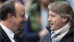 Rafael Benítez a Roberto Mancini.
