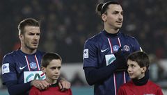 David Beckham a Zlatan Ibrahimovi�.