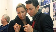 Olympionik Ji�í Je�ek s man�elkou