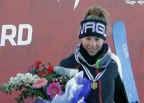 eská snowboardistka Ester Ledecká 