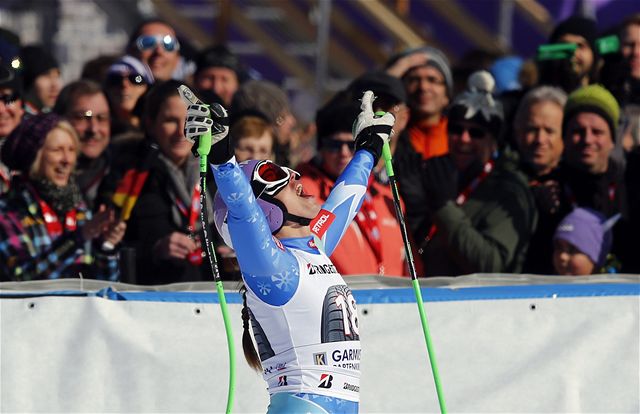 Slovinská ly�a�ka Tina Mazeová