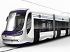 Návrh designu tramvaje 28T, kterou koda Transportation dodá do Turecka.