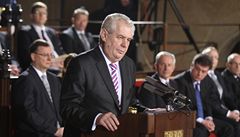 Miloš Zeman pronáší inaugurační projev. | na serveru Lidovky.cz | aktuální zprávy