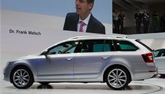 �koda Auto p�edstavila na autosalonu v �enev� t�etí generaci Octavie Combi.