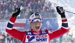 Norská bkyn na lyích Marit Björgenová