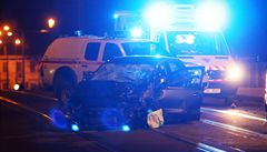 Nehoda na pra�ském Mánesov� most�.