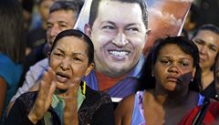 Smutek v hlavním mst Caracasu. Zemel prezident Hugo Chávez.