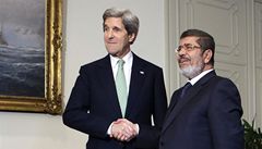 Kerry vyzval egyptskho prezidenta ke sjednocen politickch sil 