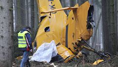 Pi pádu prákovacího letadla na Chrudimsku 9. bezna zemel ptapadesátiletý pilot. 