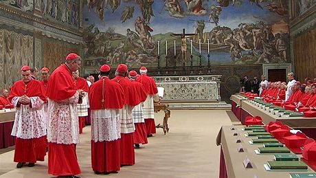 Volby se úastní 115 kardinál mladích 80 let.