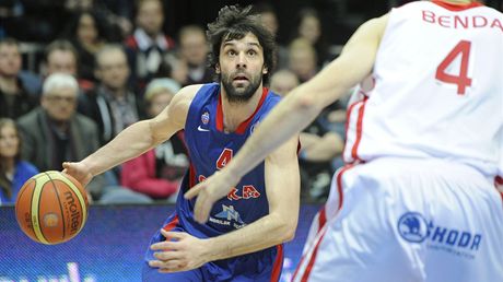 Nymburk - CSKA Moskva. Milo Teodosi z CSKA