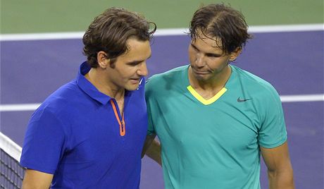 Roger Federer a Rafael Nadal.