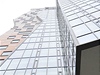 Stavbai dokonují instalaci sedmimetrové ocelové konstrukce na pice brnnské AZ Tower..