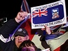 Obyvatelé Falklandských ostrov hlasovali v referendu tém jednomysln zstat pod Británií.