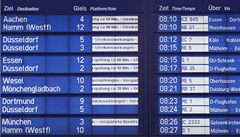 Vlaky Deutsche Bahn zaraz stvka. Nesvezou ani echy do Berlna