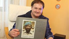 Lumír Novotný a Jonas Savimbi.