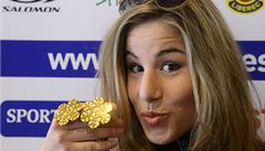 Dvojnásobná juniorská mistryn� sv�ta ve snowboardingu Ester Ledecká 