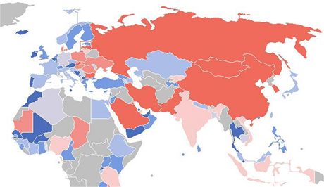 Mapa pívtivosti k zahraniním návtvníkm.