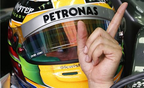 Lewis Hamilton z Mercedesu.