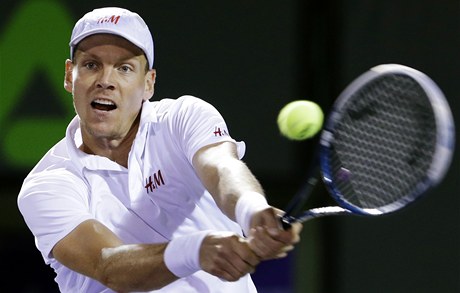 Tenista Tomá Berdych na tunaji v Miami