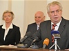 Prezident Zeman navrhl tyi kandidáty na ústavní soudce.