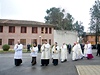 Pape kráí k nápravnému zaízení v Casal del Marmo 