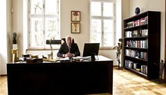 Václav Klaus ve svém institutu