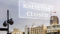 Na Kypru kv�li dluhové krizi panuje nap�tí. 