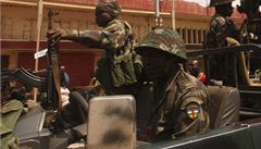 Stedoafrití vojáci v Bangui