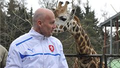 Trenér Michal Bílek.