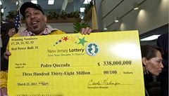 Pedro Quezada - výherce loterie