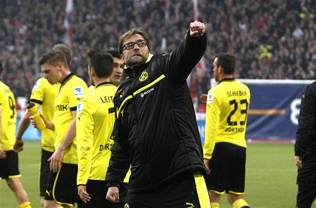 Trenér fotbalist Borussie Dortmund Jürgen Klopp 