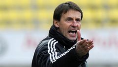 1. FK Píbram - Baumit Jablonec. Trenér Píbrami Frantiek Straka