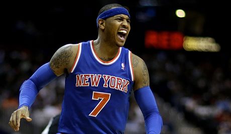 Basketbalista New Yorku Knicks Carmelo Anthony