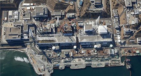 Jaderná elektrárna Fukuima na snímku z 11.bezna 2013