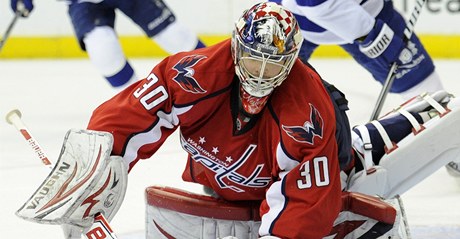 eský branká hokejist Washingtonu Capitals Michal Neuvirth