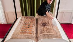 Kopie knihy Codex gigas v Podještědí