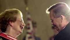 Margaret Thatcherová pevzala 17. listopadu roku 1999 ve Vladislavském sále Praského hradu z rukou Václava Havla nejvyí eské vyznamenání - ád Bílého lva. Margaret Thatcherová umela 8. dubna 2013.